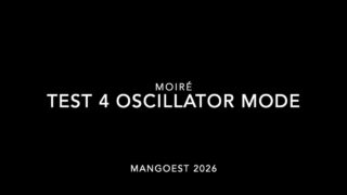In this video we are showing that Moiré can be a oscillator. Say what? Yes, at a very high internal or external clock inserted in the master clock, we create a oscillator from X and Y. Each division has a different pitched sound.