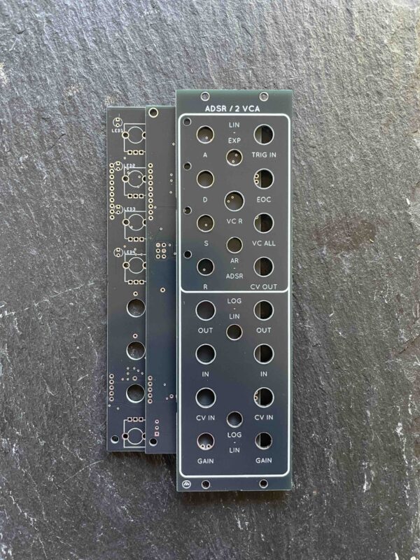 ADSR2VCA PCB set and panel