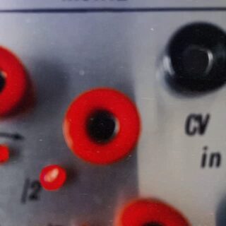 Moiré UPDATE /// the prototype is running /// spitting out 10v triggers and accepting 1.2v/oct cv … I’ll adapt some stuff on one pcb and order silver panels with blue silkscreen 🚀

There are 2 separate blocks that are controlled from 1 MASTER CLOCK (internal or external) . Block 1= C has a clock delay and lenghth pot and has seven divisions of the master clock. Block 2= X and Y is like C but can be multiplied or divided. The X and Y clock can be external but then you will have only divided clock of that external clock.
The purpose of the CV for CLOCK is to create Moiré that is a term in professional audio compositions to be able to shift tempo and create living polymorphic rhythms.
I'll make besides a manual also a block diagram